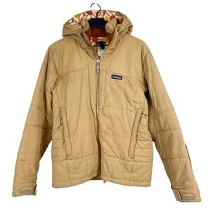 Patagonia Mens Rubicon Snow Ski Winter Parka Jacket Beige - S